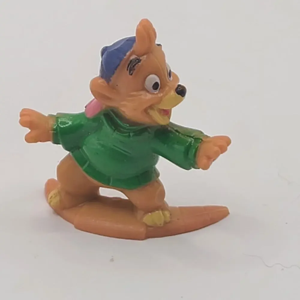 Vintage Kellogg’s 1991 Disney Talespin Kit Cloudspinner Bear Green Shirt￼